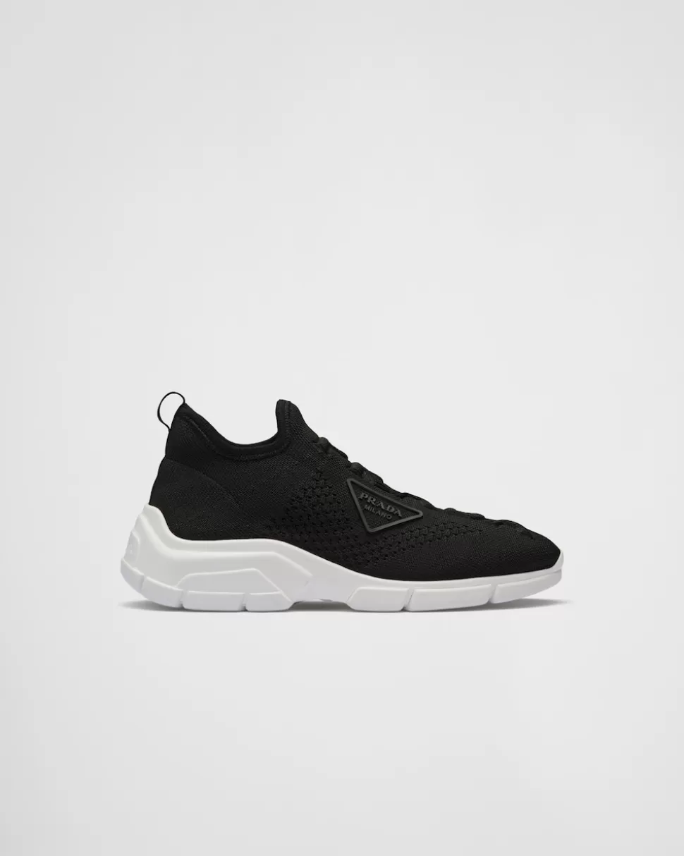 Prada Zapatillas Tipo Calcetín De Punto^Mujer ZAPATILLAS DEPORTIVAS