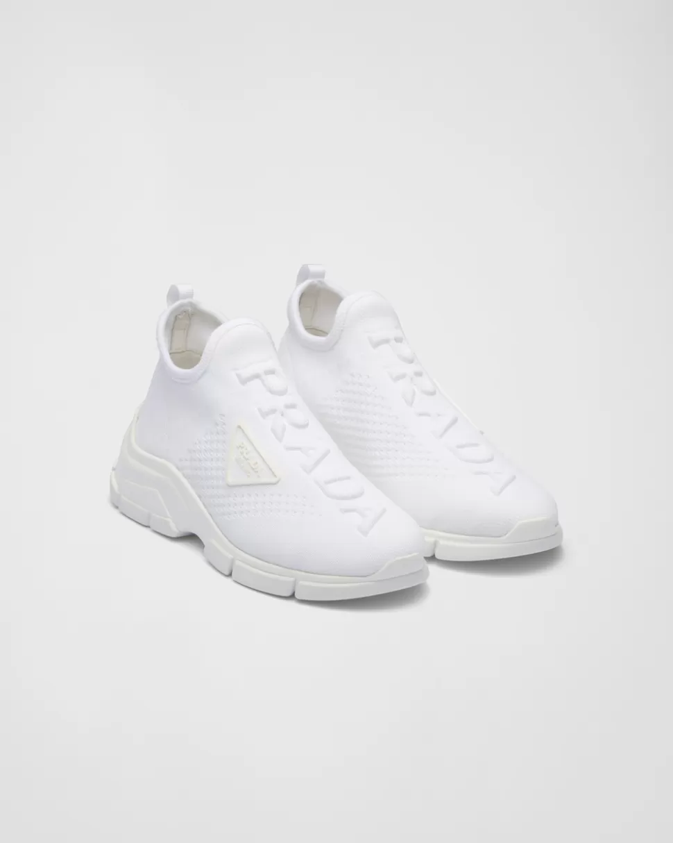Prada Zapatillas Tipo Calcetín De Punto^Mujer ZAPATILLAS DEPORTIVAS