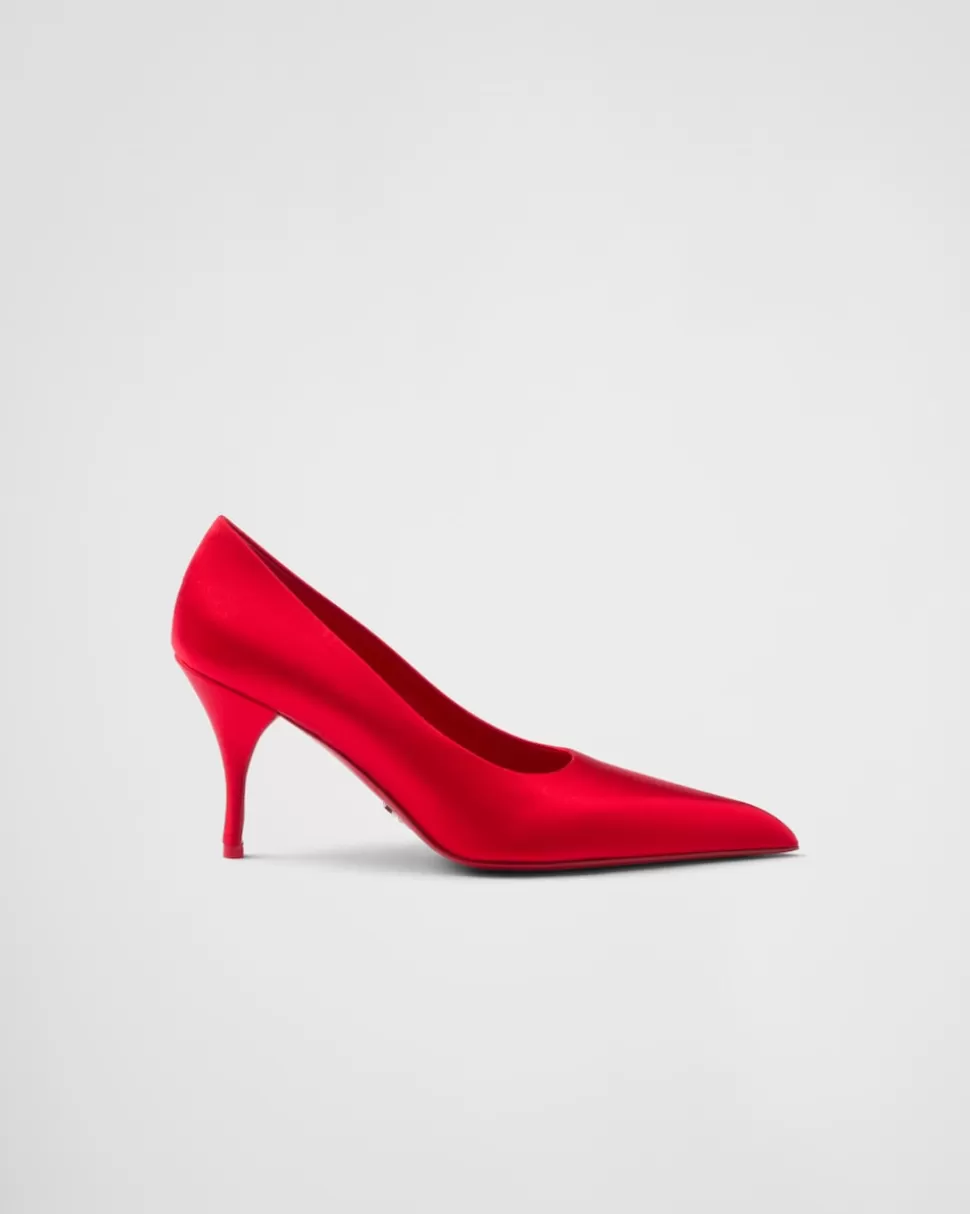 Prada Zapatos De Salón De Satén^Mujer ZAPATOS DE SALÓN Y BAILARINAS