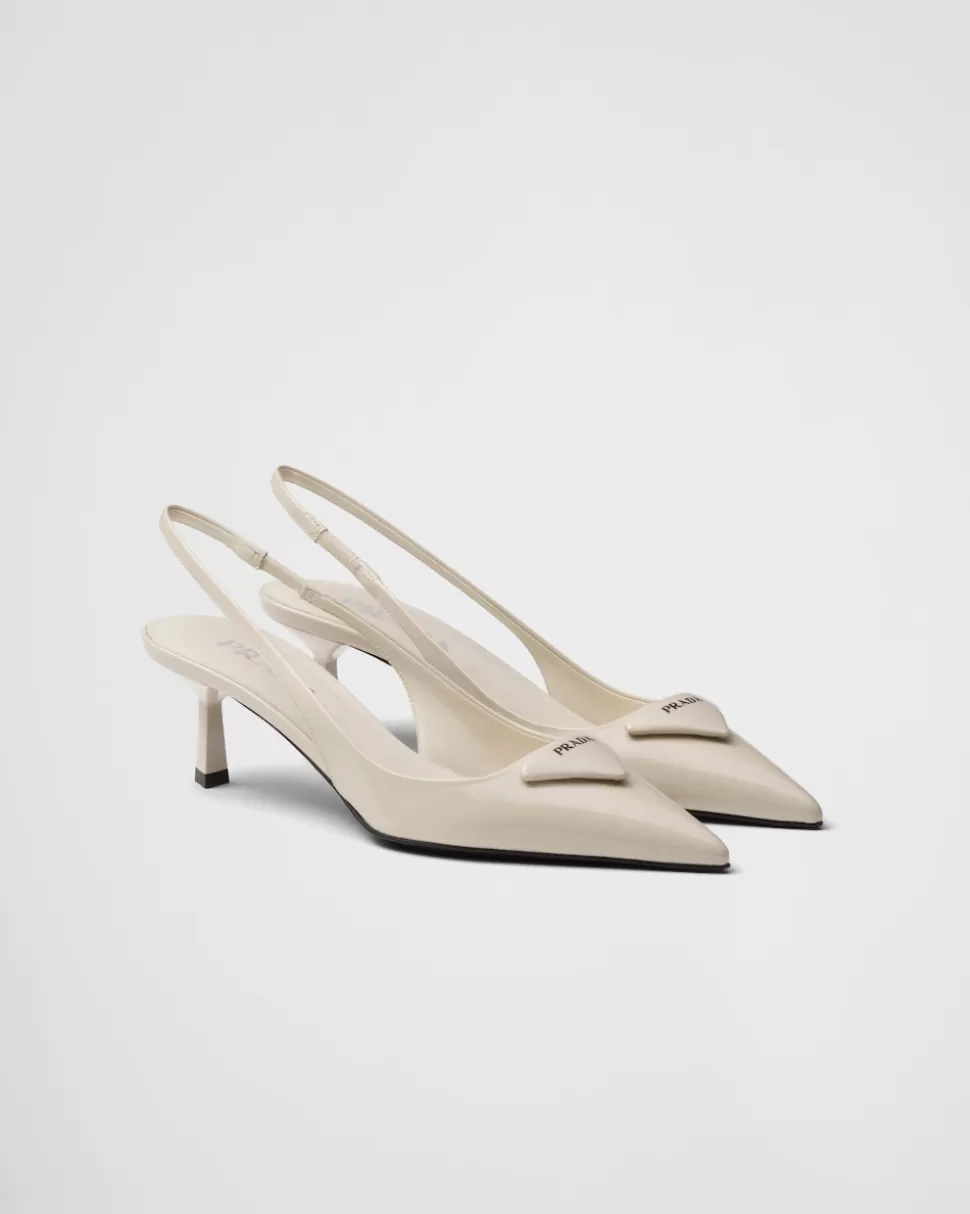 Prada Zapatos De Salón Destalonados De Charol^Mujer ZAPATOS DE SALÓN Y BAILARINAS