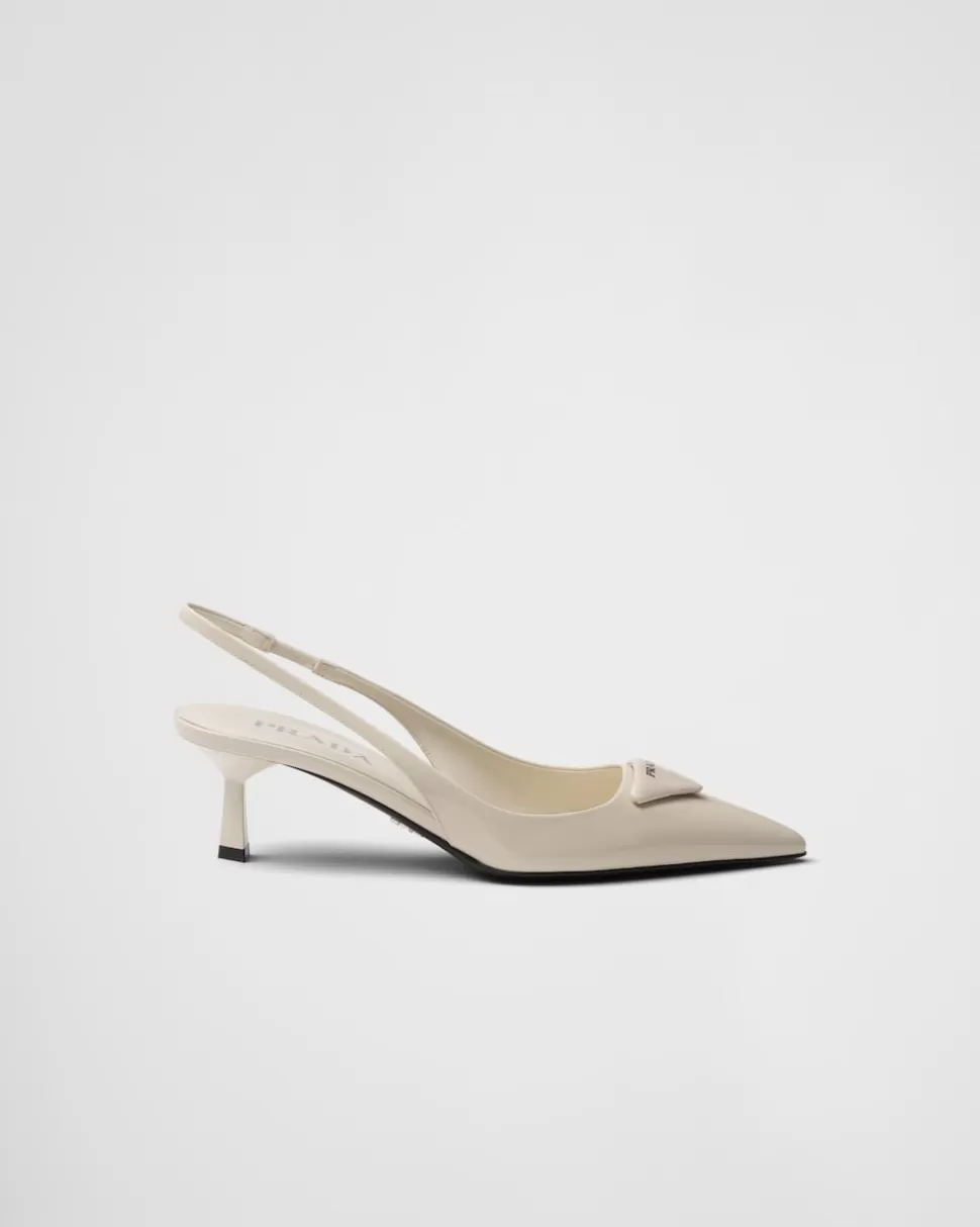 Prada Zapatos De Salón Destalonados De Charol^Mujer ZAPATOS DE SALÓN Y BAILARINAS