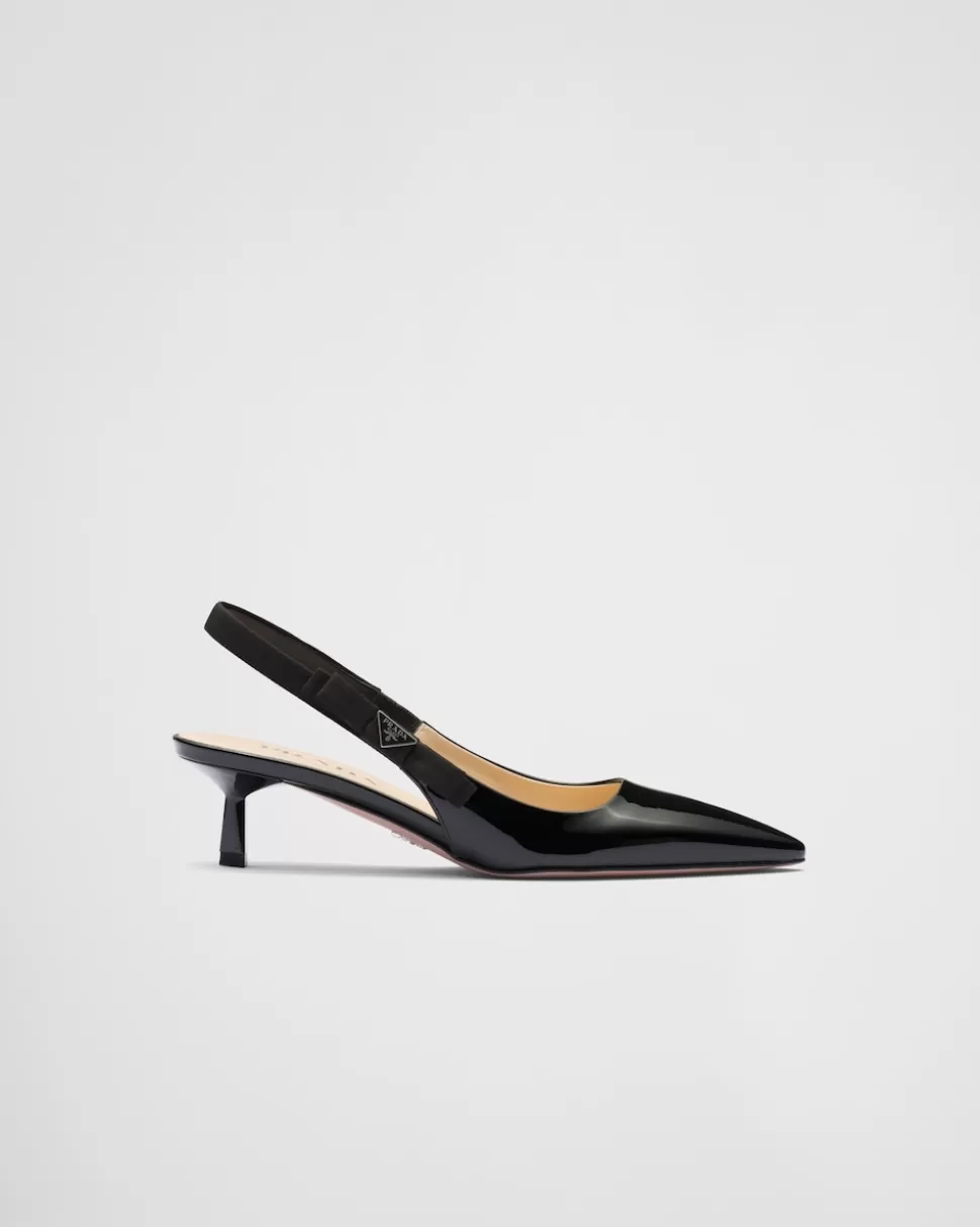 Prada Zapatos De Salón Destalonados De Charol^Mujer ZAPATOS DE SALÓN Y BAILARINAS