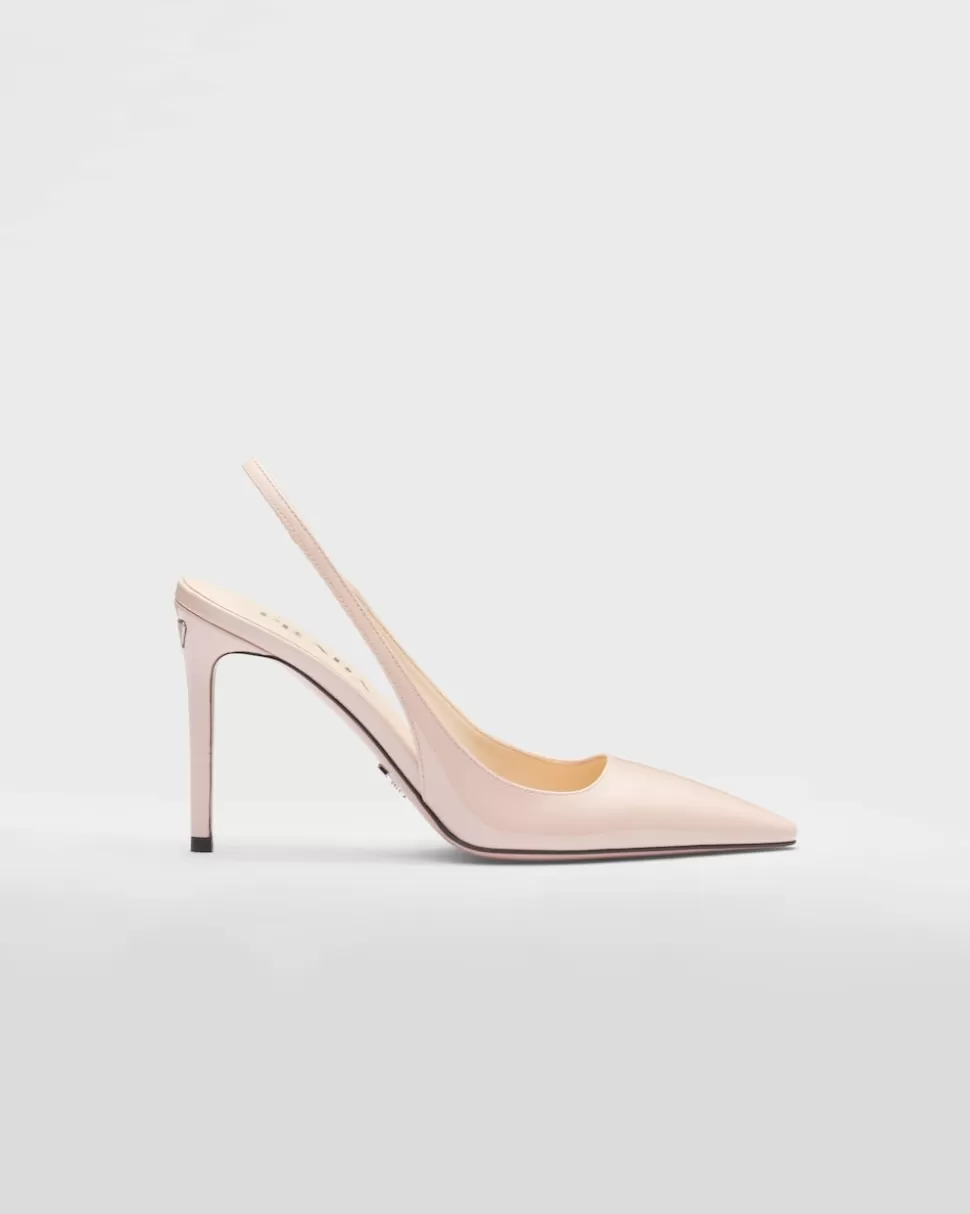Prada Zapatos De Salón Destalonados De Charol^Mujer ZAPATOS DE SALÓN Y BAILARINAS