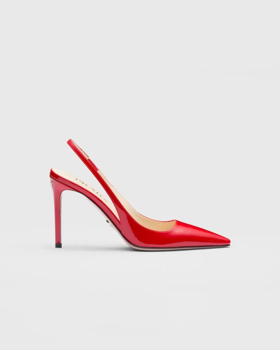 Prada Zapatos De Salón Destalonados De Charol^Mujer ZAPATOS DE SALÓN Y BAILARINAS