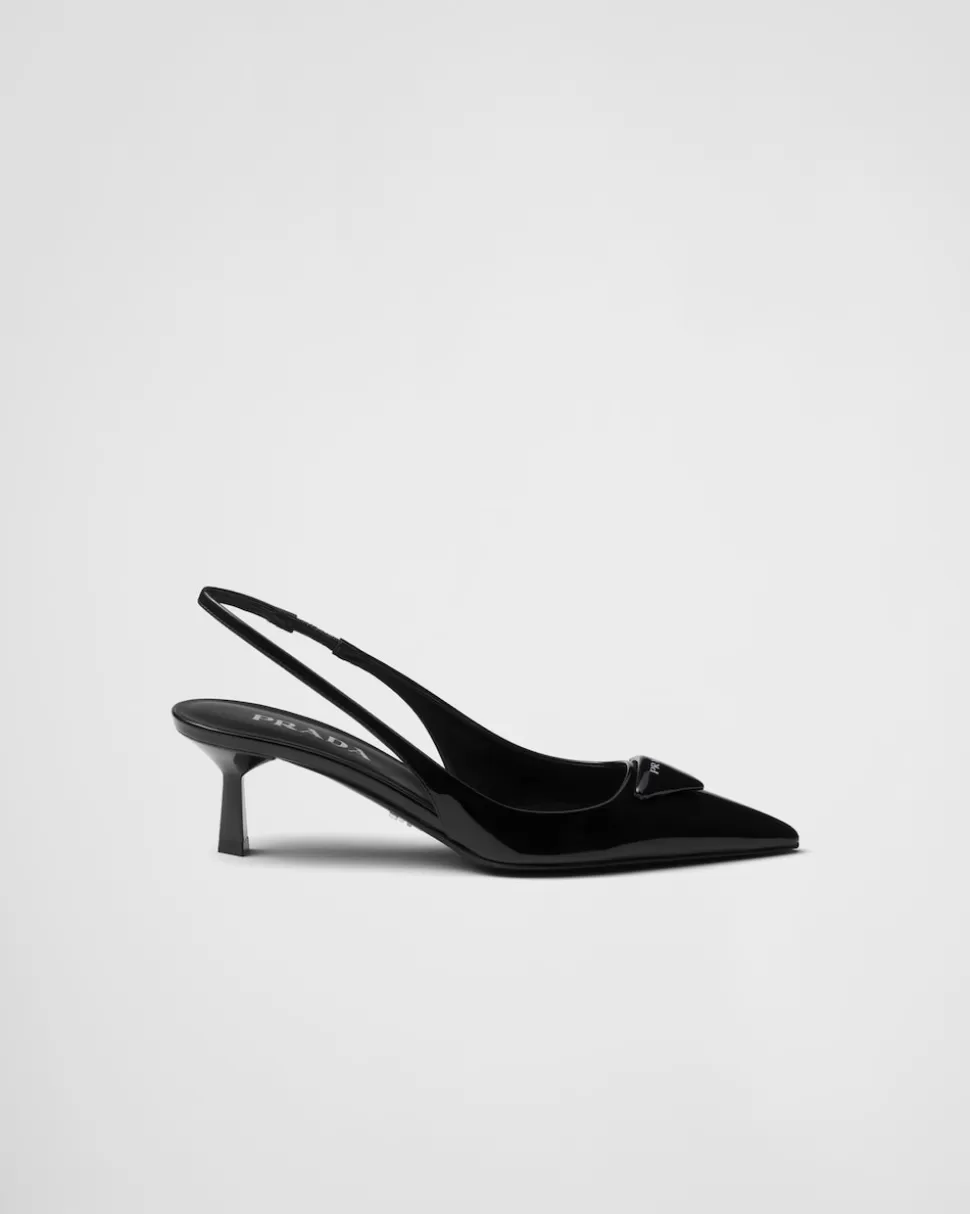 Prada Zapatos De Salón Destalonados De Charol^Mujer ZAPATOS DE SALÓN Y BAILARINAS