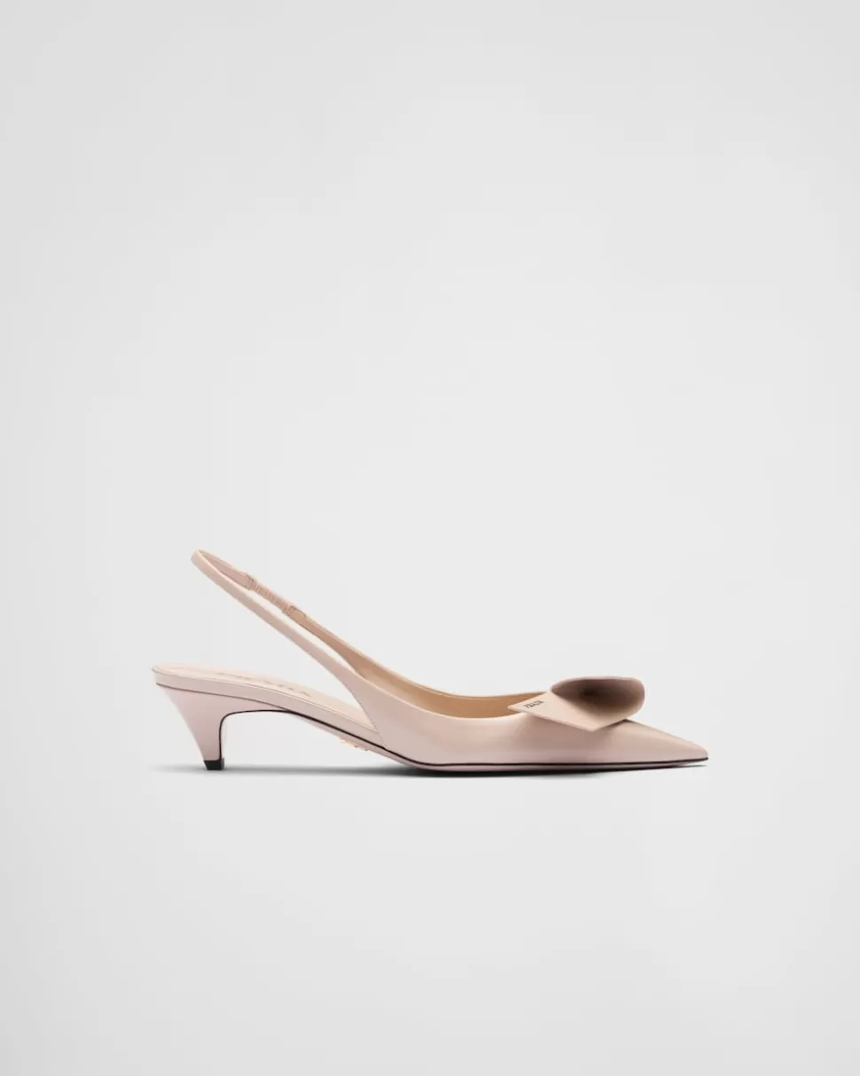 Prada Zapatos De Salón Destalonados De Piel Cepillada^Mujer ZAPATOS DE SALÓN Y BAILARINAS