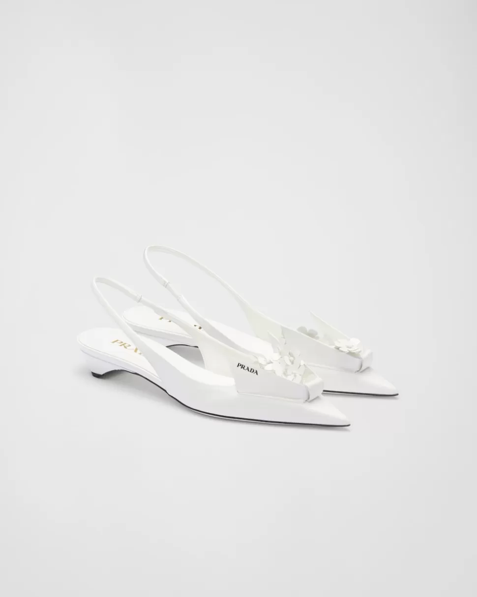 Prada Zapatos De Salón Destalonados De Piel Cepillada^Mujer ZAPATOS DE SALÓN Y BAILARINAS