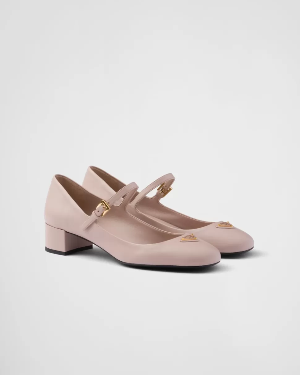 Prada Zapatos De Salón Mary Jane De Napa^Mujer ZAPATOS DE SALÓN Y BAILARINAS