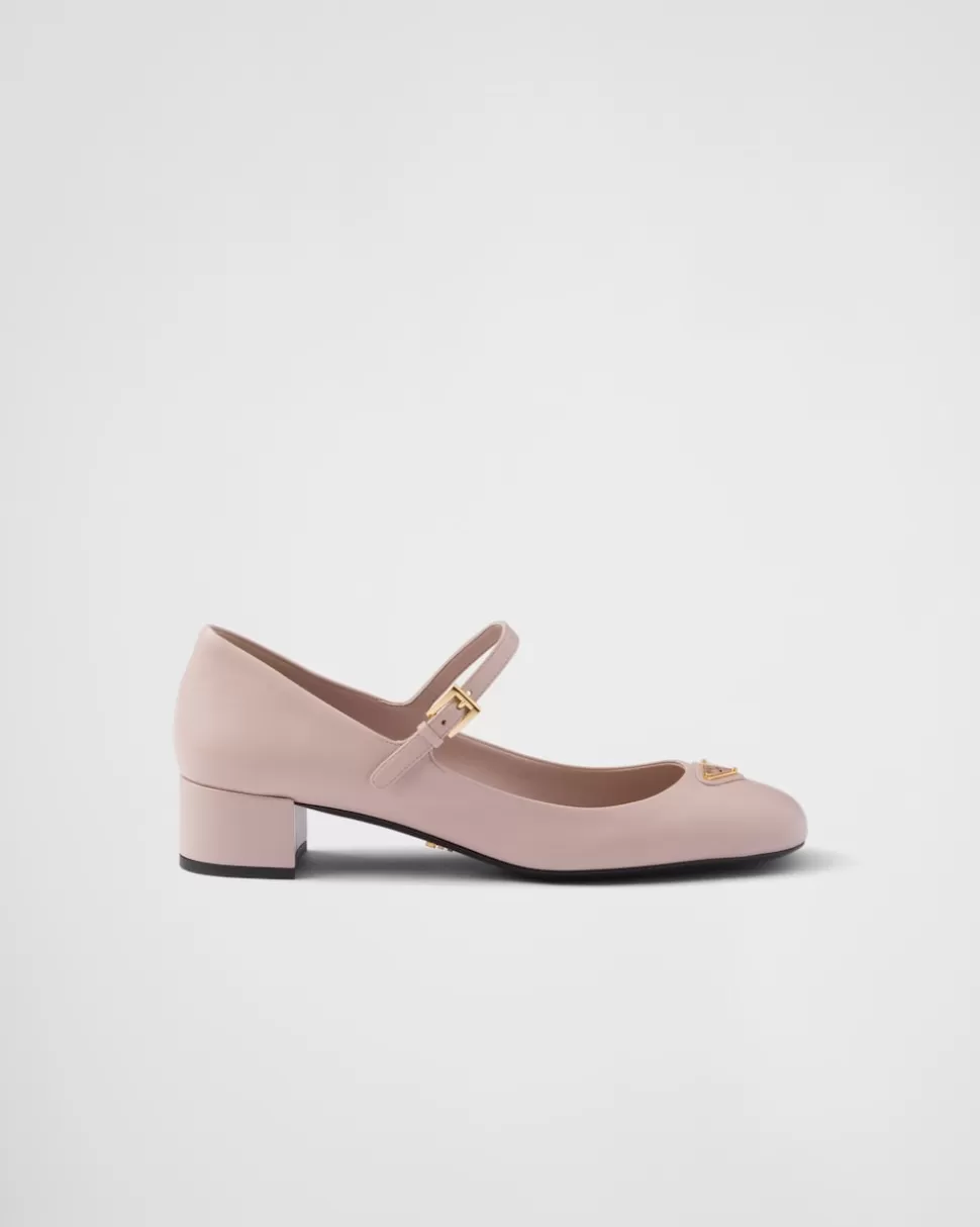 Prada Zapatos De Salón Mary Jane De Napa^Mujer ZAPATOS DE SALÓN Y BAILARINAS