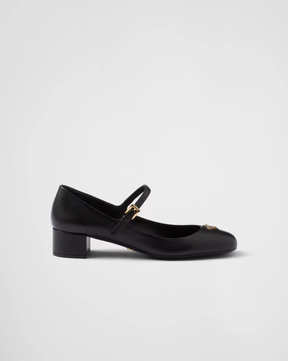 Prada Zapatos De Salón Mary Jane De Napa^Mujer ZAPATOS DE SALÓN Y BAILARINAS