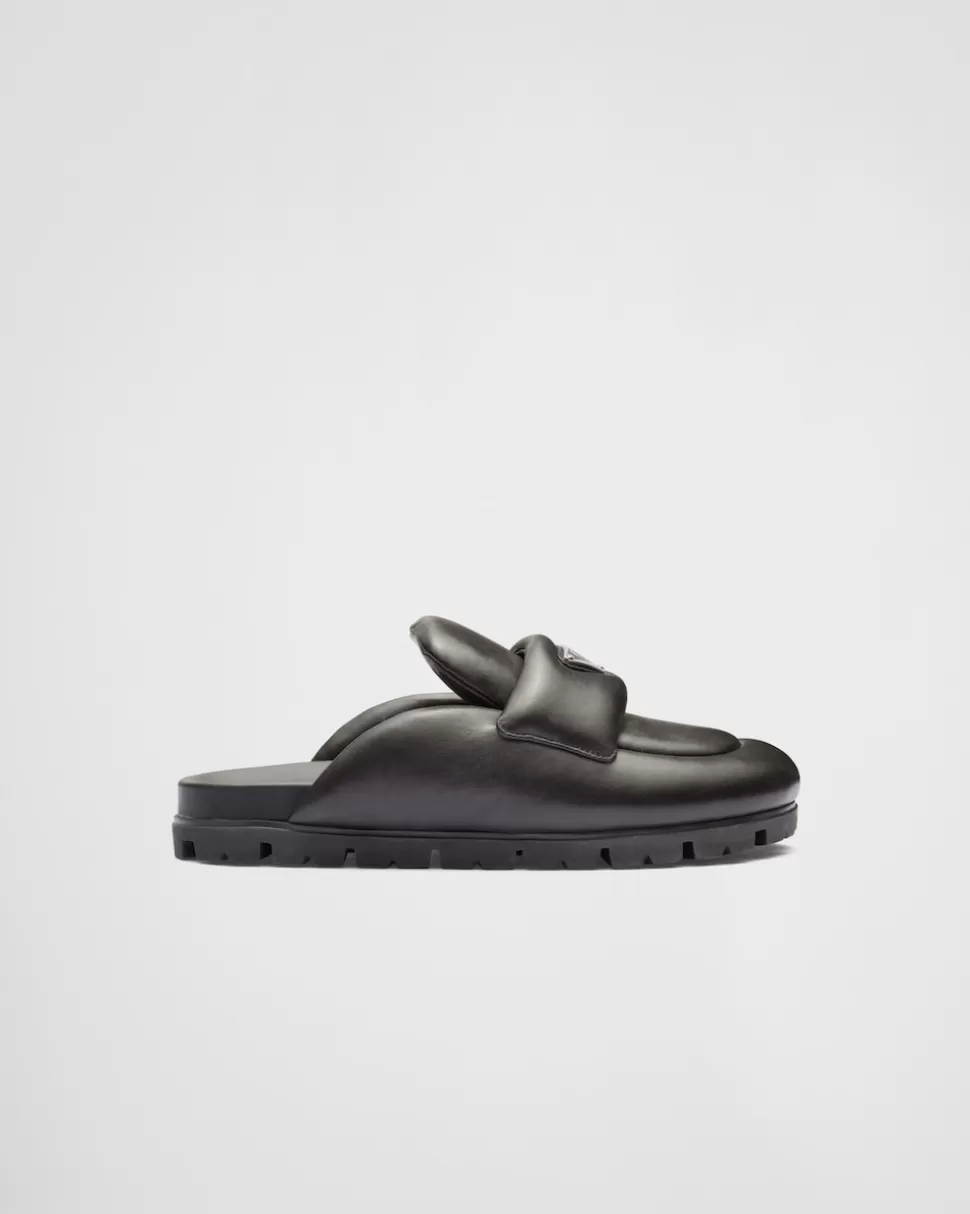 Prada Zuecos De Napa Soft^Mujer PANTUFLAS Y CHINELAS